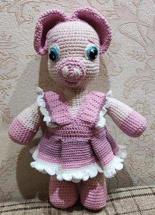 Жемчужинка вязаная ручной работы игрушка