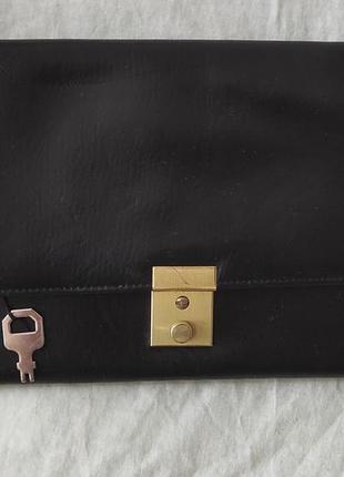 Кожаный клатч кожаный кошелек кожаный портмоне винтаж