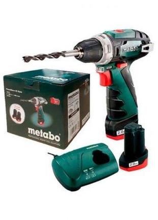 Акумуляторний шуруповерт metabo powermaxx bs 12в (600984000)