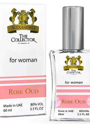 Тестер alexandre. j rose oud жіночий, 60 мл