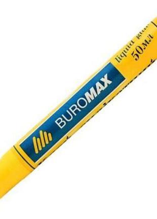 Клей buromax silicate glue, 50мл, with sponge, jobmax (bm.4802) - топ продаж!