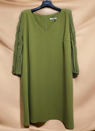 Сукня зелена xl великого розміру kitana італія вечірня на свято повсякденна