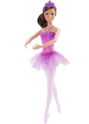 Кукла barbie mattel балерина в темно-фиолетовом
