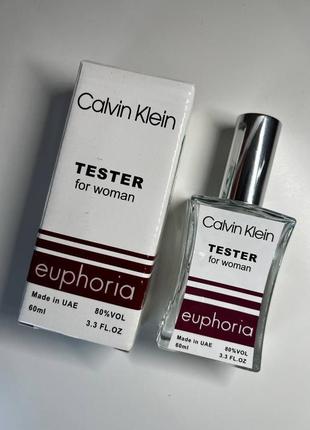 Тестер calvin klein euphoria жіночий, 60 мл