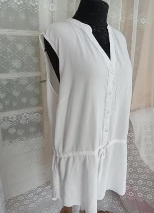 Натуральная блуза- туника фирмы peacoks 18 размера.