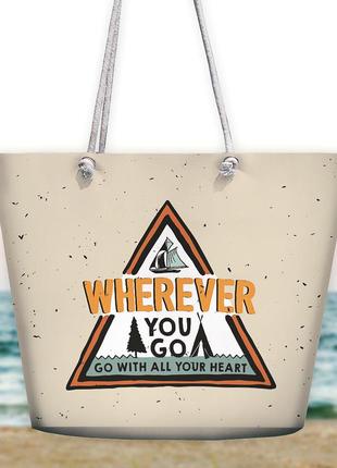Пляжна сумка malibu wherever you go