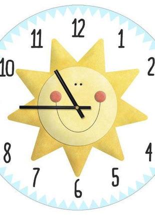 Часы настенные круглые, 36 см солнце