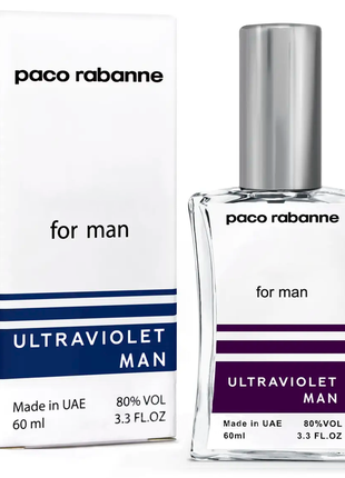 Тестер paco rabanne ultraviolet man чоловічий, 60 мл