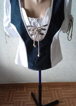 Блузка,футболка женская баварская винтажная