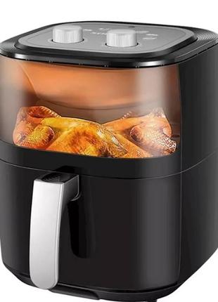 Аеропіч sokany healthy airfryer 1400w аерогриль 5 літрів мультипіч