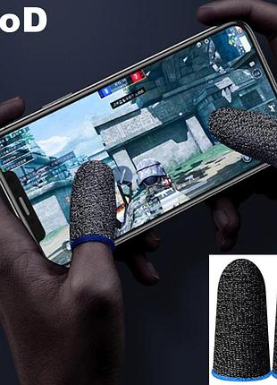 Игровые напальчники для игр на телефоне jood-gb3 1 пара мобильные напальчники для сенсорных экранов pubg mobil
