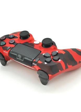 Геймпад бездротовий для ps4 sony wireless dualshock 4 (haki/red), 3.7v, 500mah