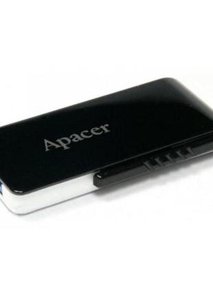 Flash apacer usb 3.0 ah350 64gb black