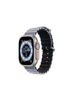 Ремінець для годинника apple watch ocean two-tone 42/44/45/49mm 36.obsidian-black