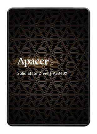 Ssd apacer as340x 960gb 2.5" 7mm sataiii 3d nand read/write: 550/520 mb/sec
