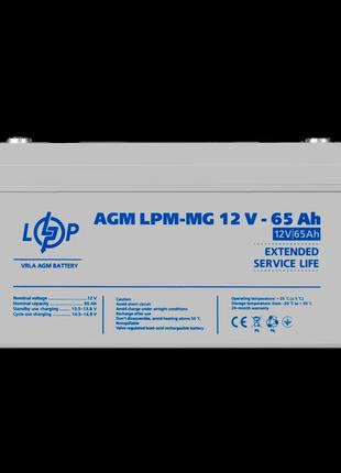 Аккумулятор для ибп мультигелевый lpm-mg 12v - 65 ah