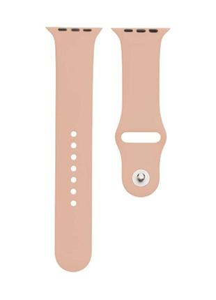 Ремінець для годинника apple watch silicone classic 42/44/45/49mm 63.grapefruit