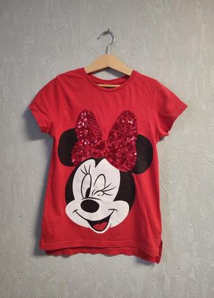 Яркая футболка primark disney minnie mouse 134-140р