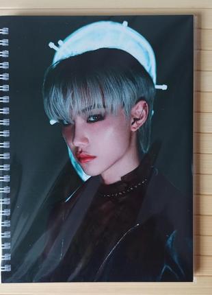 Скетчбук феликс стрей кидс stray kids felix maniac 7024