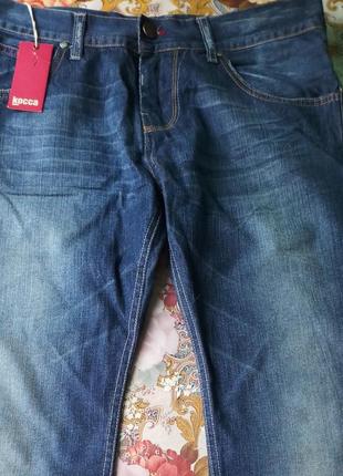 Новые фирменные  мужские удлененные джинсовые шорты