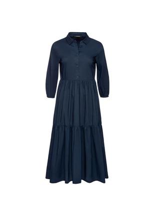 Платье миди для женщины esmara lidl 372142 36(s) темно-синий