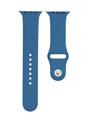 Ремінець для годинника apple watch silicone classic 42/44/45/49mm 24.azure