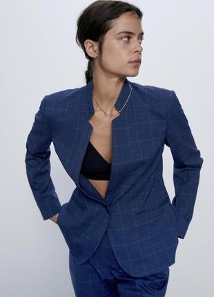 Стильный офисный классический пиджак, жакет zara