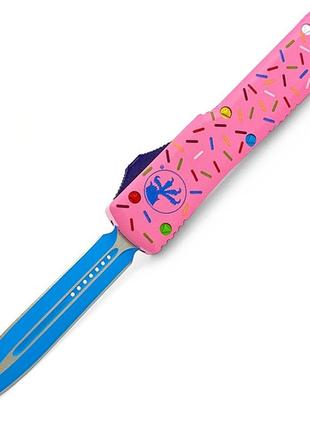 Нож microtech dessert warrior ultratech donut pink dagger
