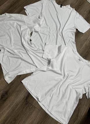 Белая футболка xl xxl xxxl