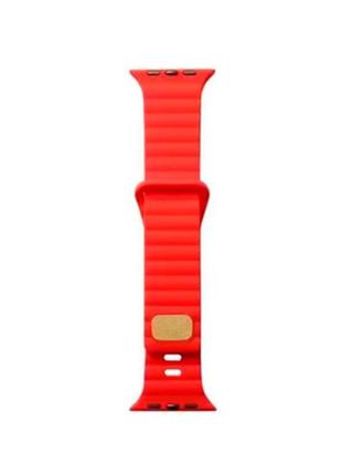 Ремінець для годинника apple watch lightning buckle 42/44/45/49mm red