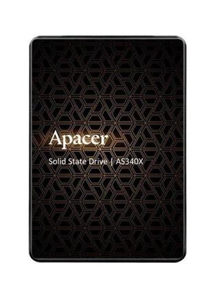 Ssd apacer as340x 960gb 2.5" 7mm sataiii 3d nand read/write: 550/520 mb/sec bulk