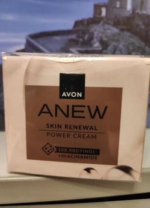 Новинка! крем обновляющий "энергия протинола" anew avon 50 мл