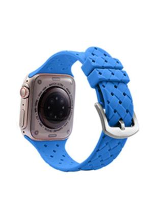 Ремінець для годинника apple watch grid weave 42/44/45/49mm 15.light blue