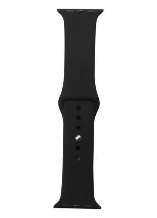 Ремінець для годинника apple watch silicone classic 42/44/45/49mm 18.black