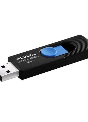 Flash a-data usb 3.0 auv 320 128gb black/blue