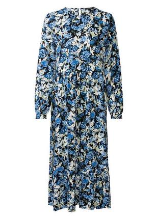 Плаття міді вільного крою для жінки esmara lidl 498622 40(m) синій