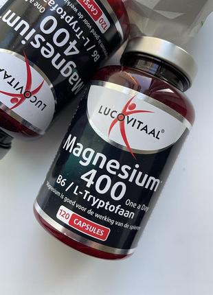 Вітаміни lucovitaal magnesium 400 b6/l-tryptofaan