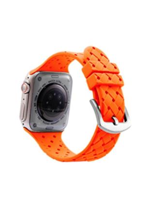 Ремінець для годинника apple watch grid weave 42/44/45/49mm 2.orange