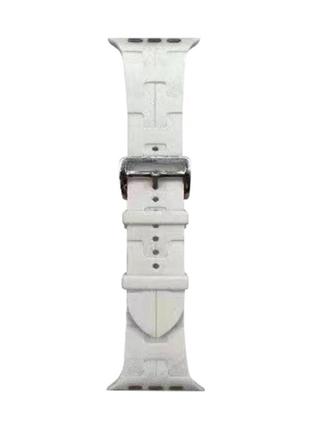 Ремінець для годинника apple watch hermès 38/40/41mm 12.starlight