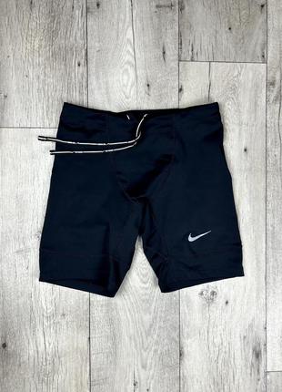 Nike dri-fit running лосины m размер мужские спортивные чёрные оригинал