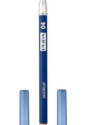 Карандаш для глаз pupa multiplay eye pencil с аппликатором 04 shocking blue, 1.2 г