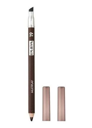 Олівець для очей pupa multiplay eye pencil з аплікатором 19 dark earth, 1.2 г
