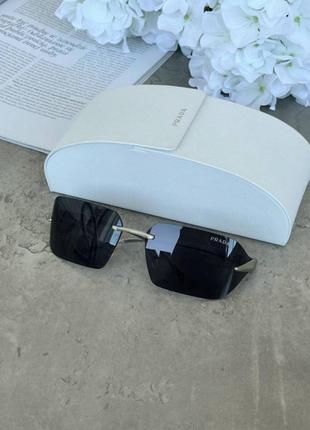Солнцезащитные очки черные тренд 2024 очки защита uv400