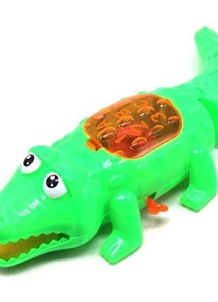 Заводная игрушка "крокодил", 31 см (зеленый)
