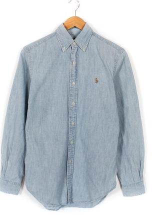 Polo ralph lauren оригінальна джинсова сорочка розмір s
