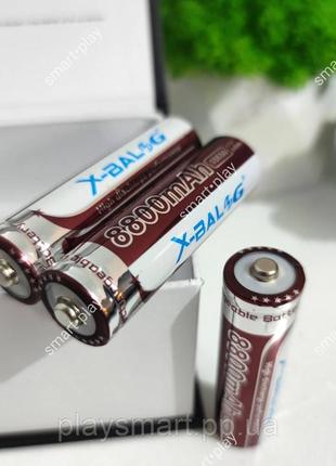 Аккумулятор 18650 x-balog аккумуляторна батарея литиевая 8800mah для фонаря 4.2v обьемная батарейка для фонаря