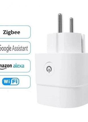 Умная wi-fi розетка zigbee