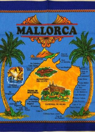 Mallorca souvenir tea towel кухонное полотенце