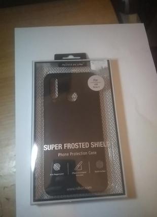 Чехол накладка nillkin super frosted shield для huawei nova 4 black