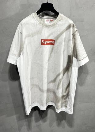 Футболка supreme x maison margiella